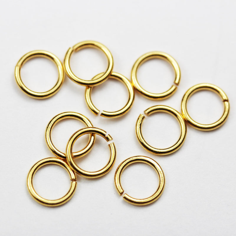 Gold Jump ring 20pcs 20gauge 4mm Gold Vermeil Style  Jewellery findings Jump rings