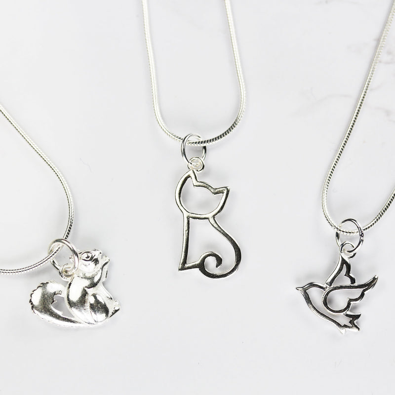 Charms 2pcs 925 Sterling Silver Jewellery findings Charm Beads ,Cat charm, 16*10mm