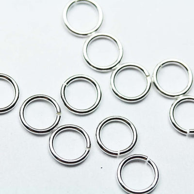 Silver Jump Rings 25pcs 6mm 20gauge 925 Sterling silver Jewellery findings Jump ring