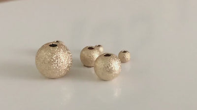 14K Gold Filled Round Spacer Beads 3/4/5mm Jewellery findings Round Ball Beads
