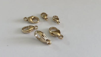 Lobster clasp 14K Gold Filled Jewelry Making Findings , 1 piece 9mm / 11mm/13mm