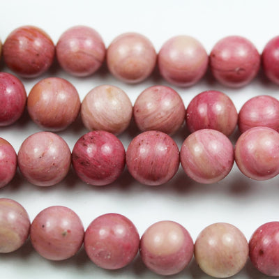 Rhodonite, 10mm round gemstone ,One full strand Natural Gemstone, 15.5", about 40 beads, 1mm hole
