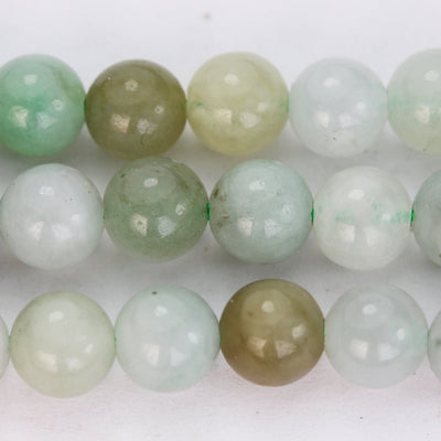 Natural Burmese Burma Jade , 4.5mm Round Gemstone, One full strand Green Beads Strand, 0.8mm hole, 16", about 85beads