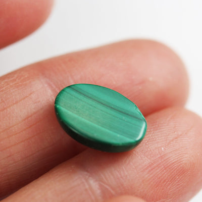 Natural Malachite Cabochon Gemstone Beads, Green 10-25mm Round Cabs, Green 10-20mm Oval Cabs