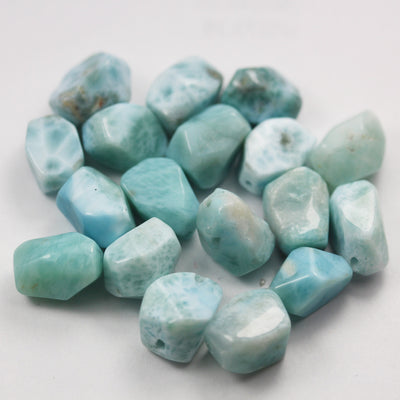 50%off Natural Dominican Larimar Nugget  Loose Gemstones ,1.5-6g each piece, 9-20mm