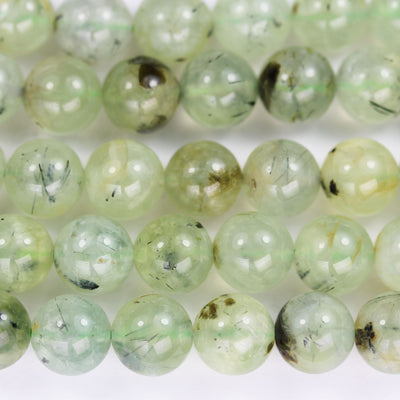 Natural Prehnite, 10mm round Gemstone Beads ,15.5 inch,1mm hole, about 40beads