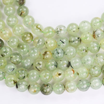 Natural Prehnite, 10mm round Gemstone Beads ,15.5 inch,1mm hole, about 40beads