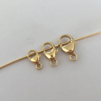 Lobster clasp 14K Gold Filled Jewelry Making Findings , 1 piece 9mm / 11mm/13mm