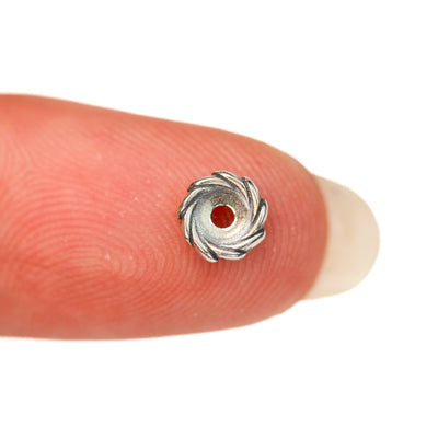 Spacer beads 6/8/10mm 925 antique sterling silver jewellery findings wheel round spacer beads, 1.5/2/2.5mm thick, hole 1/1.5/2mm