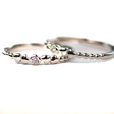 Heart Ring 1pc adjustable 925 Sterling Silver w/ 2.50mm  round Cubic Zirconia