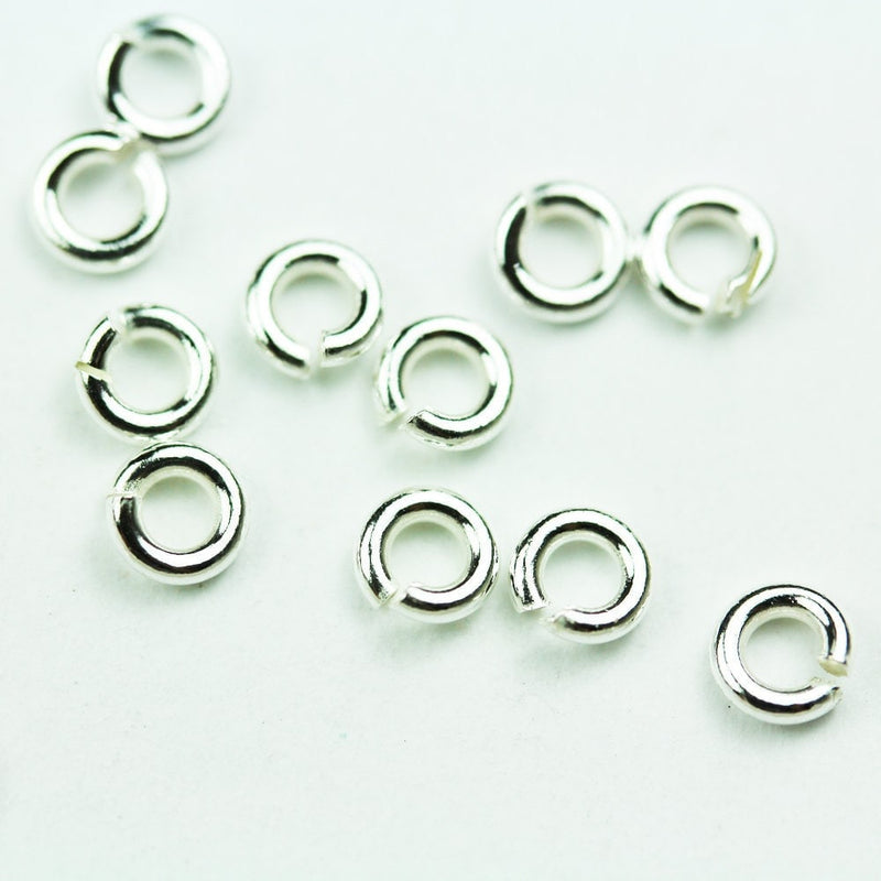 Jump rings 20pcs 5mm 18gauge 925 sterling silver jewellery findings jump ring