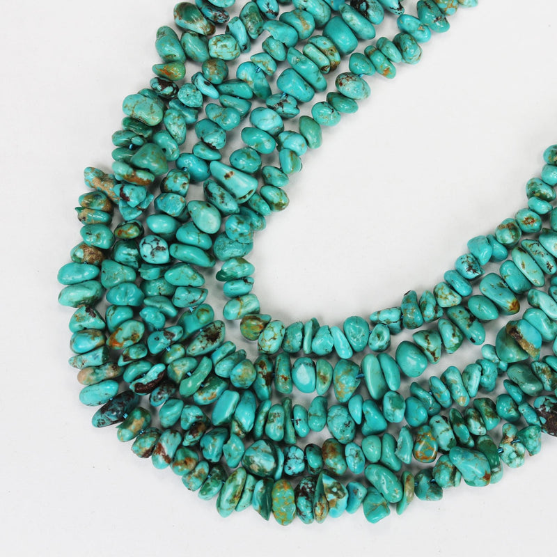 Natural Turquoise, 5-9mm Natural Nugget Chip Shape Gemstone bead, 15.5 inch, 1mm hole, around 140 Beads