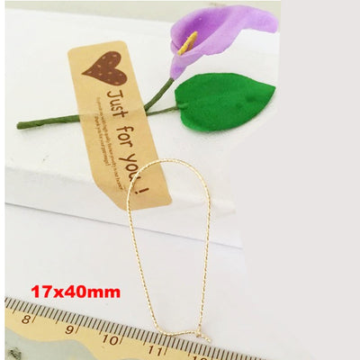 14k gold filled 2pcs 40mm sparkling earring hook jewellery findings teardrop beading hoops,20gauge wire