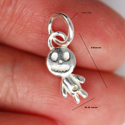 Charms 2pcs 925 Antique Sterling Silver Jewellery findings Charm Beads ,Jack Skellington charm,Halloween Charm 12*6mm